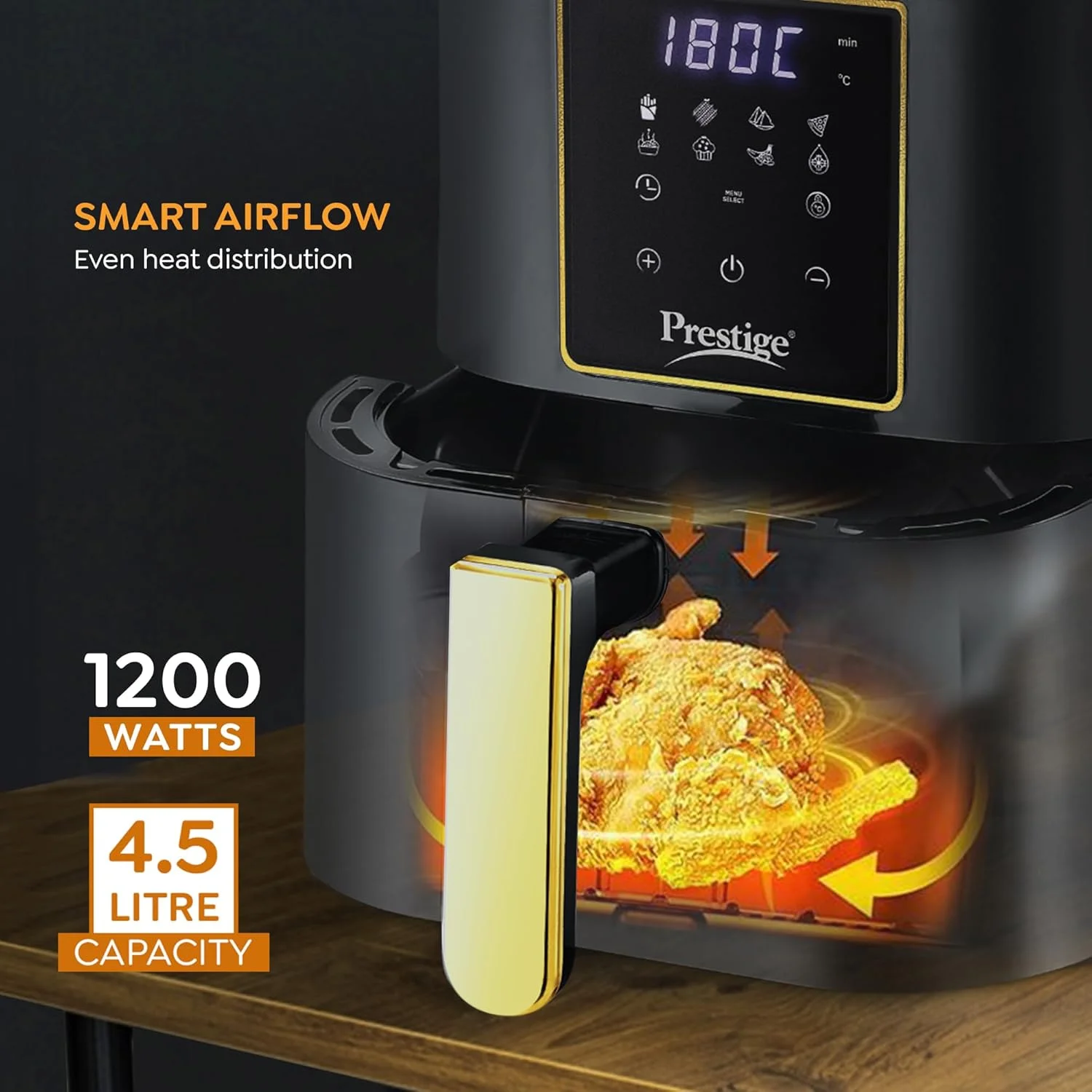 Prestige Nutrifry 4.5L Digital Air Fryer