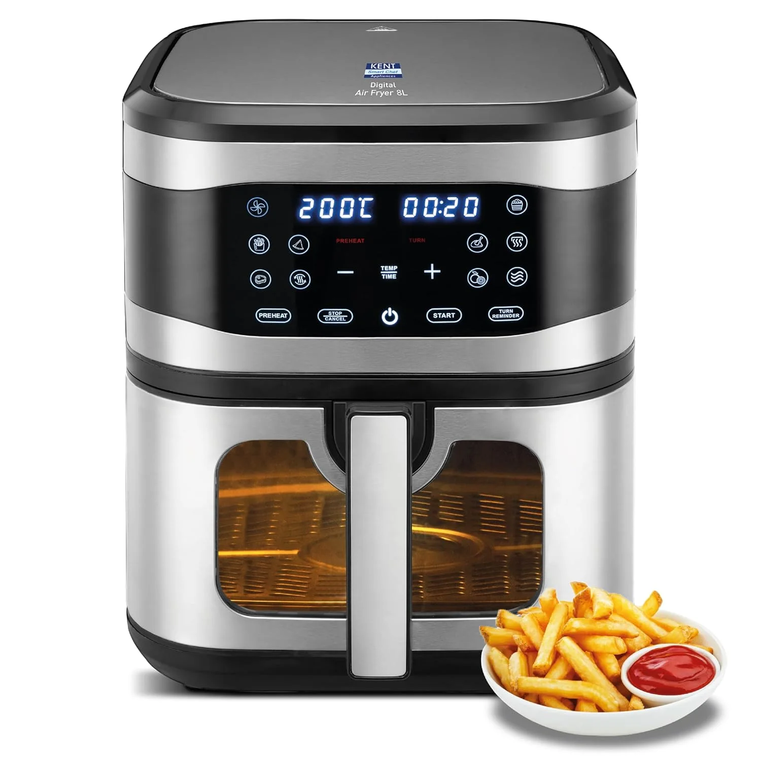 KENT Digital Air Fryer 8L Review: Large Capacity Healthy Cooking