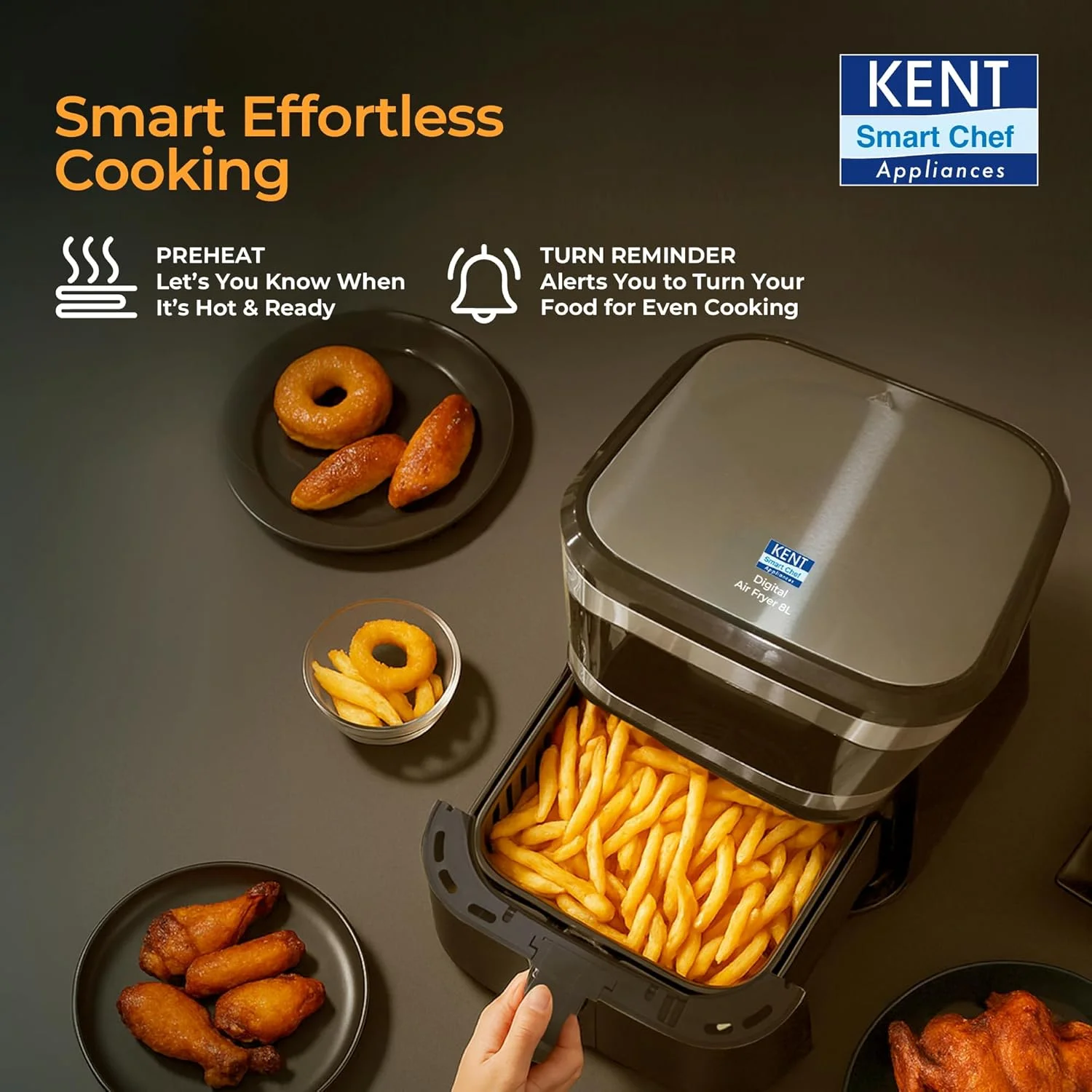 KENT Digital Air Fryer 8L Review: Large Capacity Healthy Cooking