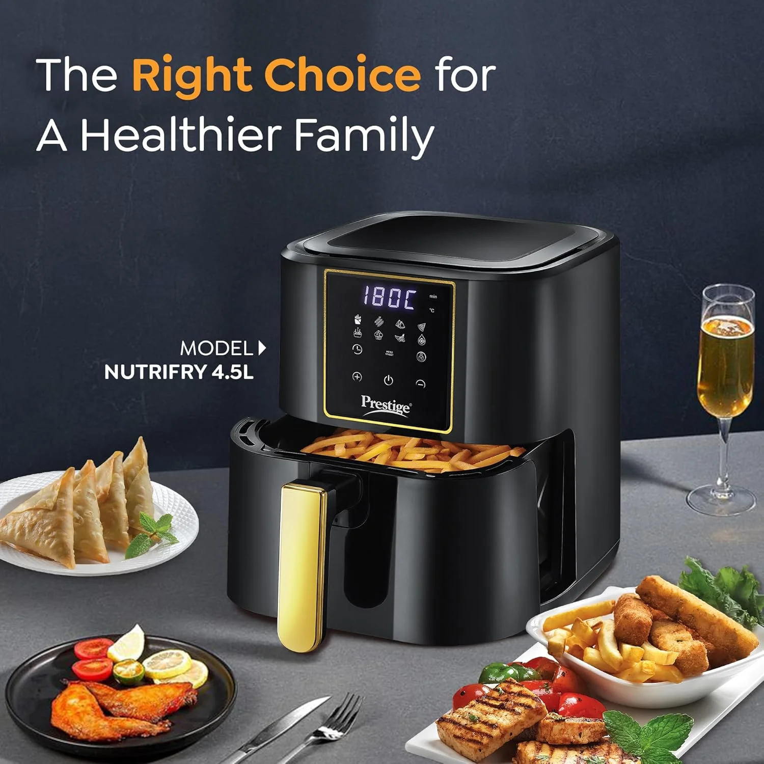 Prestige Nutrifry 4.5L Digital Air Fryer