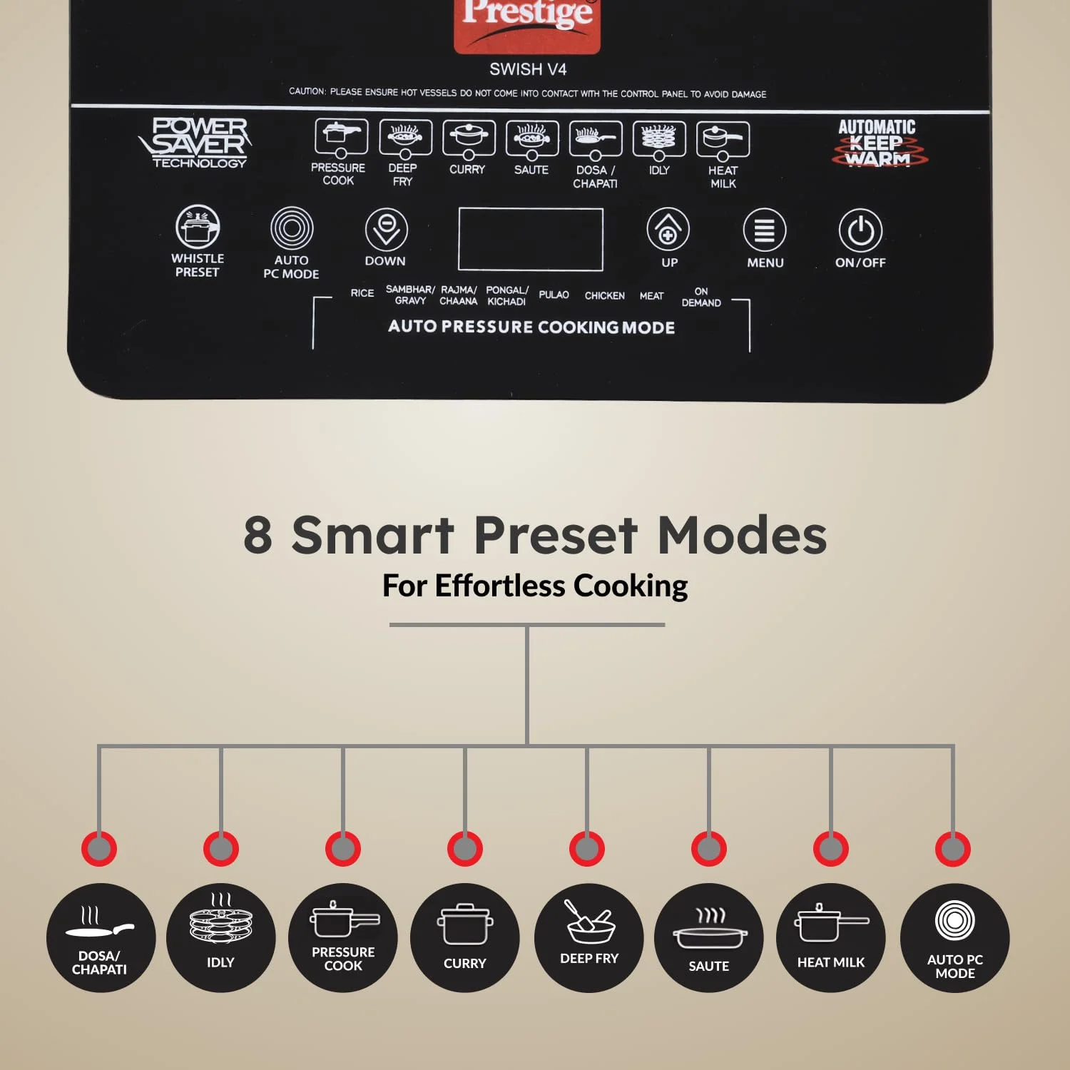 Prestige induction cooker