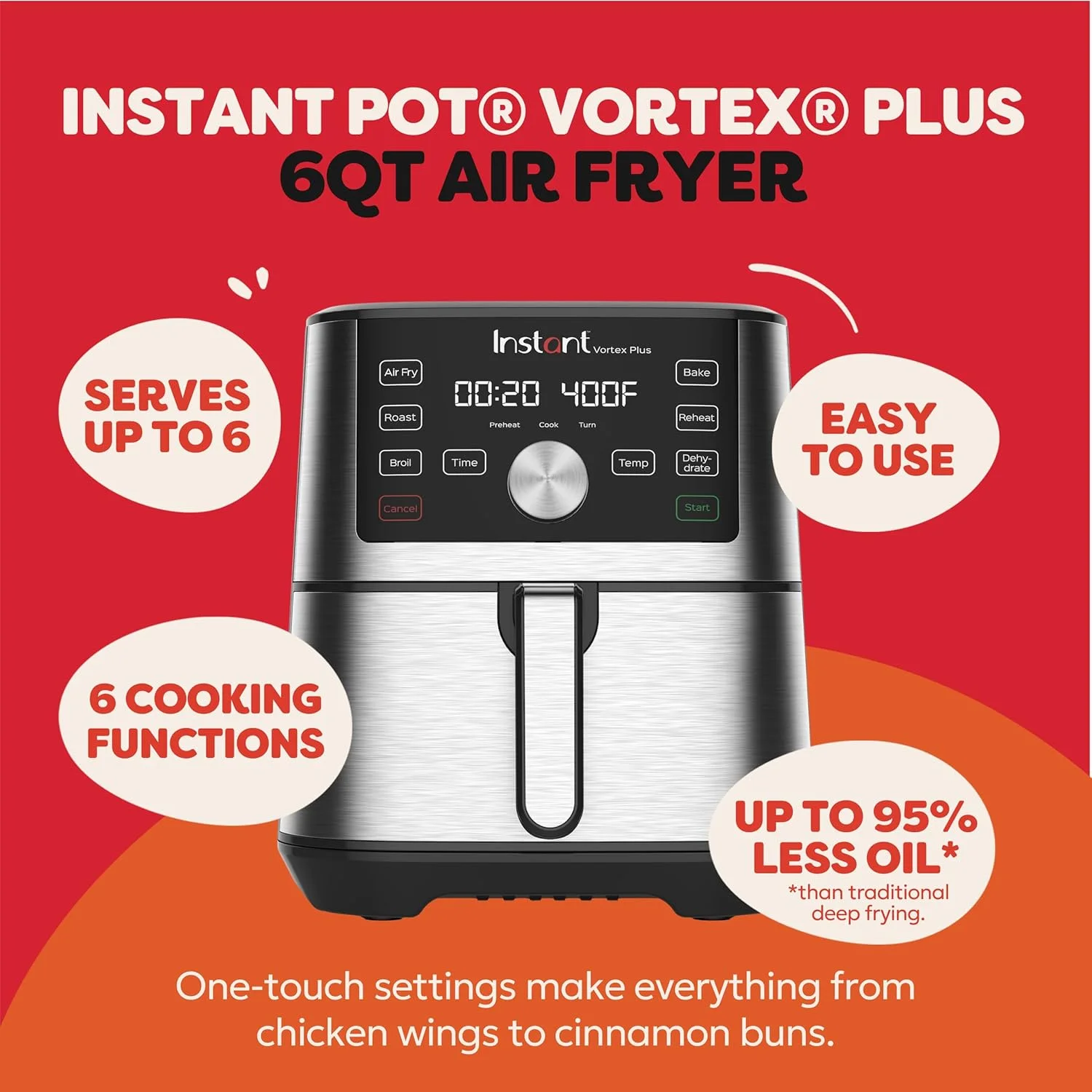Instant Vortex Plus 6L Air Fryer