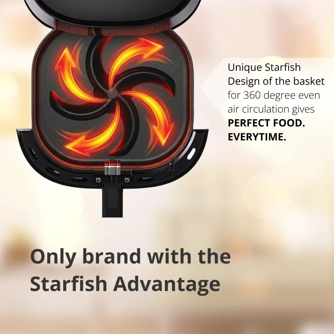 PHILIPS Air Fryer NA231/00 6.2 litre digital air fryer with touch panel